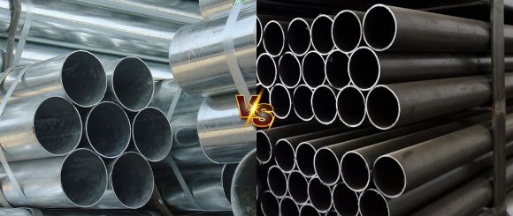 لوله گالوانیزه سپنتا با دوام بالا در برابر لوله سیاه و پلاستیکی